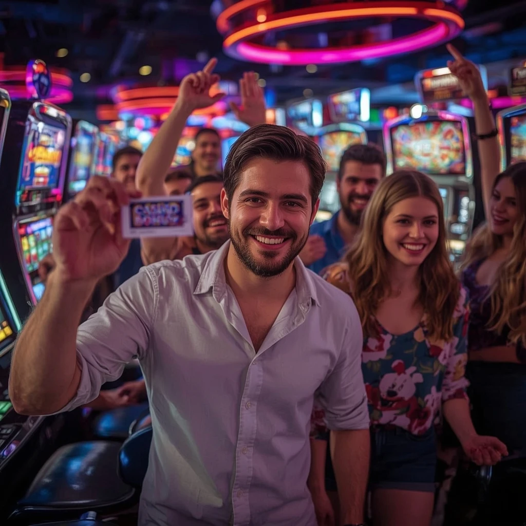 una persona con un bono de casino Cbet Casino