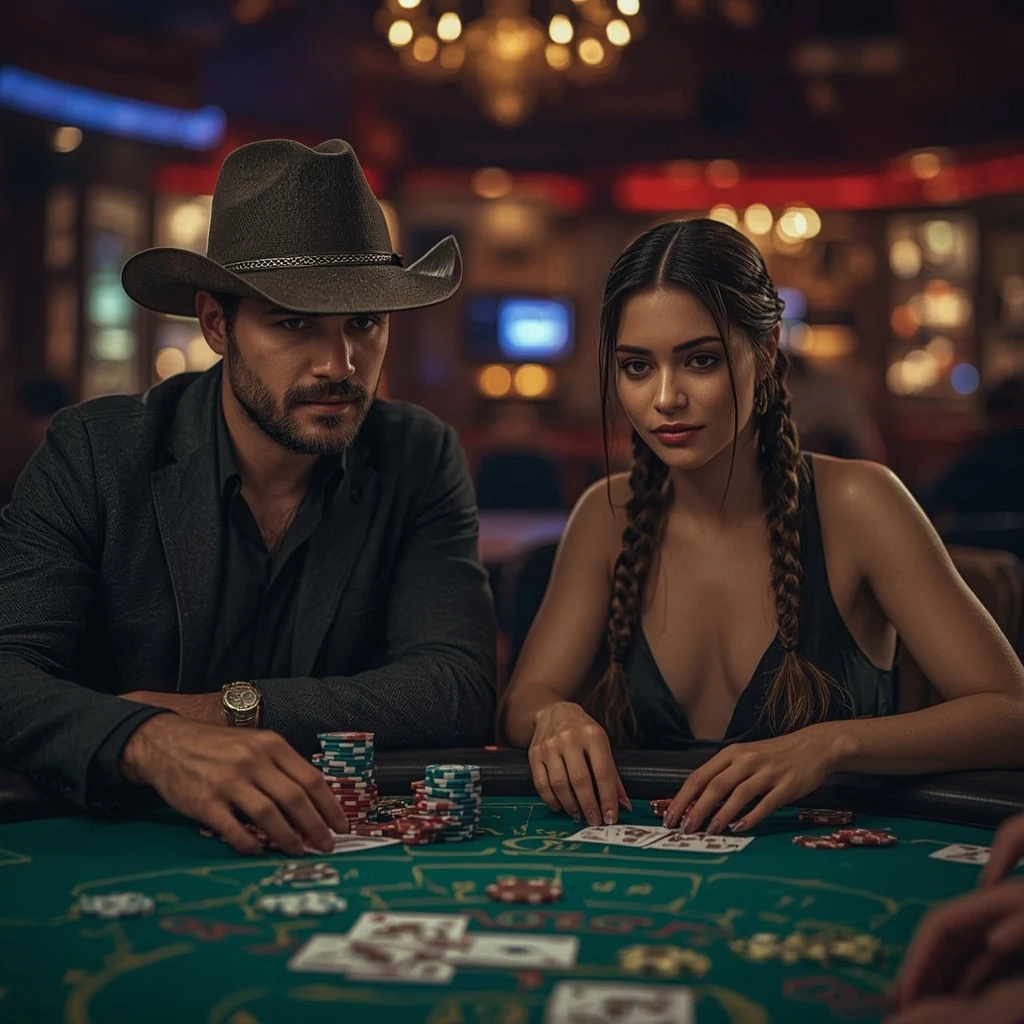 foto de dos jugadores de póker CBET CASINO
